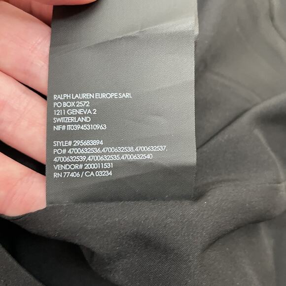 Club Monaco Edvard Skirt Womens 6 Black Faux Leather Embroidered Floral Roses - Picture 7 of 12